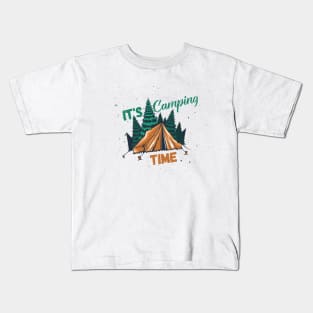 It's Camping Time Kids T-Shirt